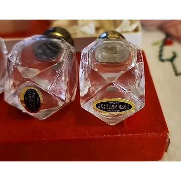 4 Ebeling & Reuss Royal Crown Hand Crafted Lead Crystal Salt & Pepper Shaker - Picture 6 of 9